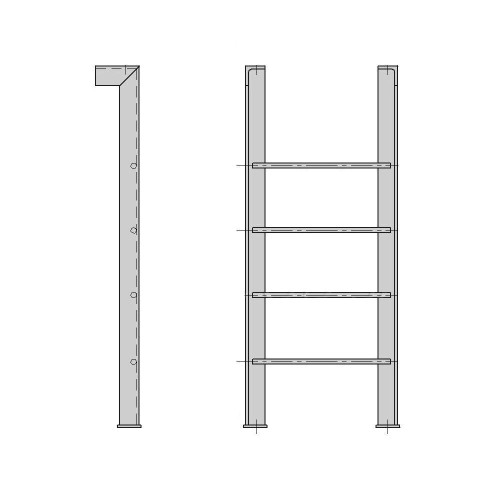 Стремянка СХ-46 4600 мм Серия 1.450.3-7.94 в Самаре


