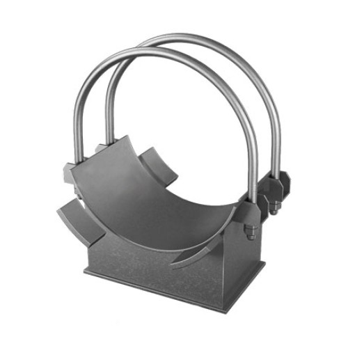 Опора хомутовая неподвижная для трубопроводов ТЭС и АЭС Ст3 76х60х100х100 мм ОСТ 34-10-618-93 в Самаре

