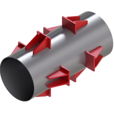 Опора неподвижная лобовая четырехупорная усиленная Т7.12 630х11х240х890х340 мм Серия 4.903-10 Выпуск 4