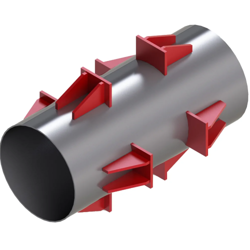 Опора неподвижная лобовая четырехупорная усиленная Т7.11 530х8х200х786х300 мм Серия 4.903-10 Выпуск 4