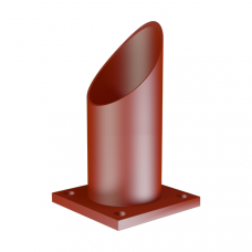 Опора неподвижная трубчатая для тепловых сетей исп. А1 Ст20 57х100 мм ОСТ 36-146-88 1,4 кг