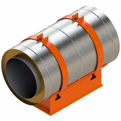 Опора скользящая хомутовая ТС-626.000 273х180х150 мм Серия 5.903-13 выпуск 8-95 14,7 кг