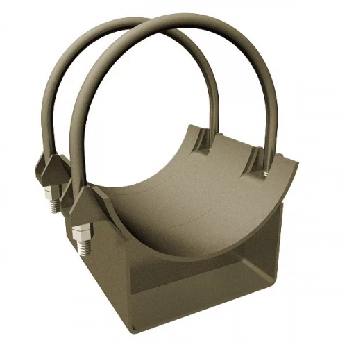 Опора двуххомутовая неподвижная 377 мм ОСТ 108.275.38-80 в Самаре

