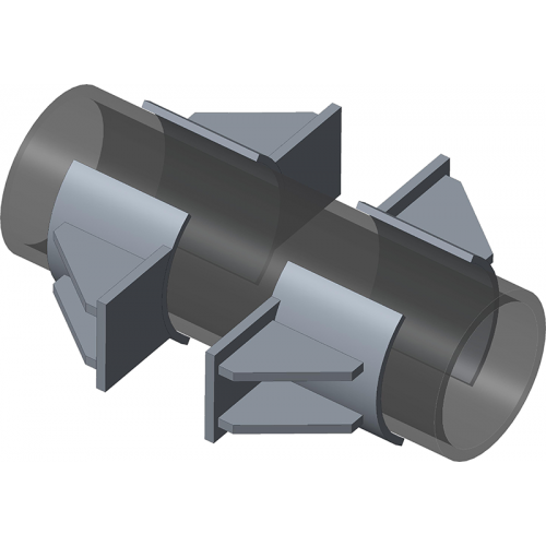 Опора неподвижная двухупорная усиленная для тепловых сетей ТС-662.00.00 1020х360х290х1284 мм Серия 5.903-13 выпуск 7-95 99,2 кг