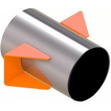 Опора вертикальных трубопроводов 426-ВП-А2 426х6х200х300 мм ОСТ 36-146-88