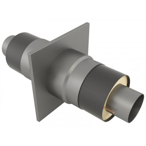 Опора неподвижная щитовая в оцинкованной ППУ изоляции для отопления 17ГС 920х1075х1300х2000 мм ГОСТ 30732-2006