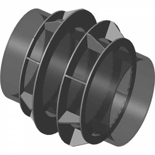 Опора неподвижная щитовая усиленная для тепловых сетей ТС-667.00.00 820х238 мм Серия 5.903-13 выпуск 7-95 142,8 кг