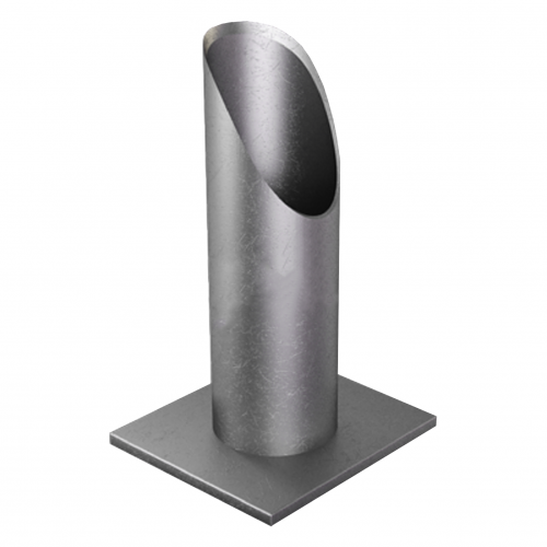 Опора неподвижная трубчатая с круто изогнутыми отводами для тепловых сетей исп. А2 Ст20 630х150 мм ОСТ 36-146-88 92,7 кг